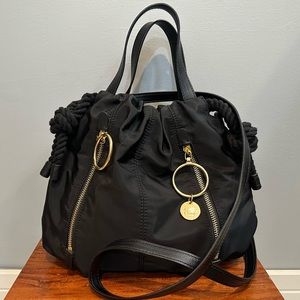 See By Chloe Nylon Crossbody. Small. Black.